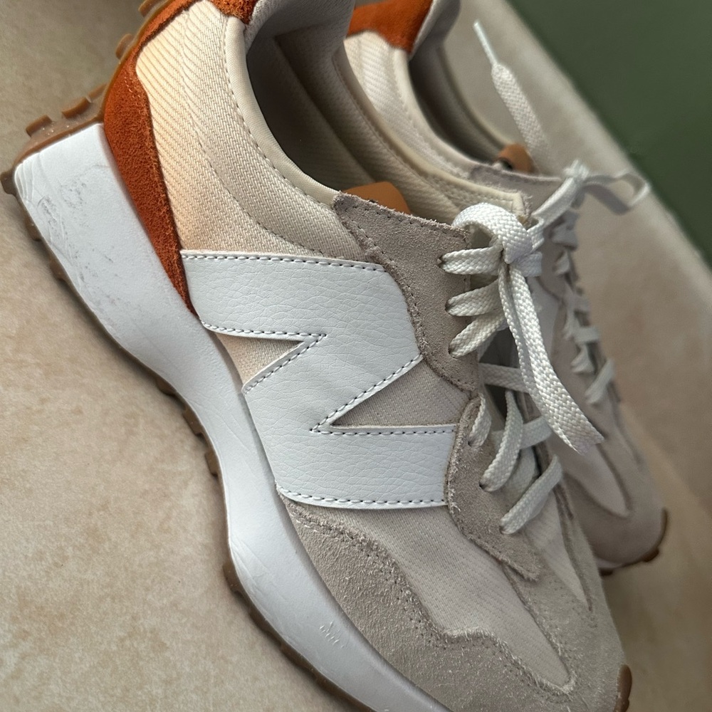 New Balance Women's Sneakers - White, Tan, Orange